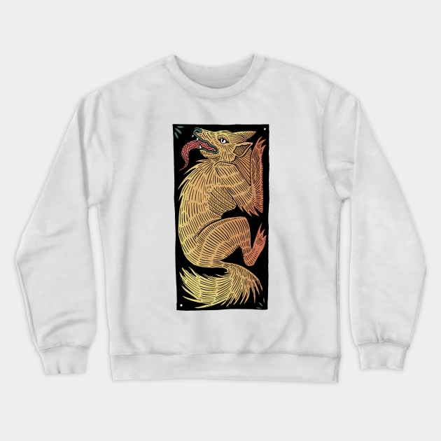 Devil Dog Bestiary Crewneck Sweatshirt by Ballyraven